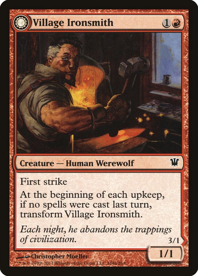 Village Ironsmith // Ironfang [Innistrad] | Deep Dive Games St. Marys