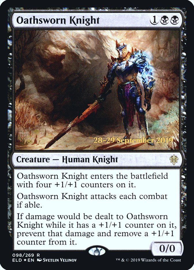 Oathsworn Knight [Throne of Eldraine Prerelease Promos] | Deep Dive Games St. Marys