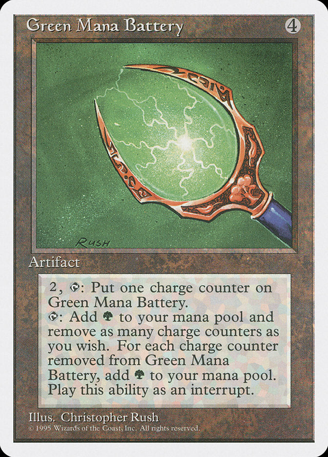 Green Mana Battery [Fourth Edition] | Deep Dive Games St. Marys