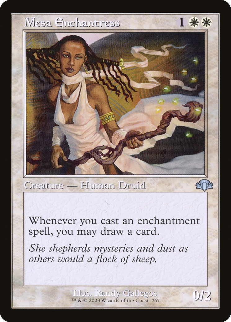 Mesa Enchantress (Retro) [Dominaria Remastered] | Deep Dive Games St. Marys