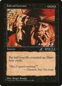 Infernal Contract (Oversized) [Oversize Cards] | Deep Dive Games St. Marys