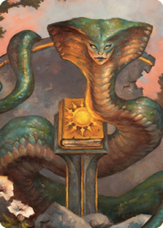 Guardian Naga Art Card [Commander Legends: Battle for Baldur's Gate Art Series] | Deep Dive Games St. Marys