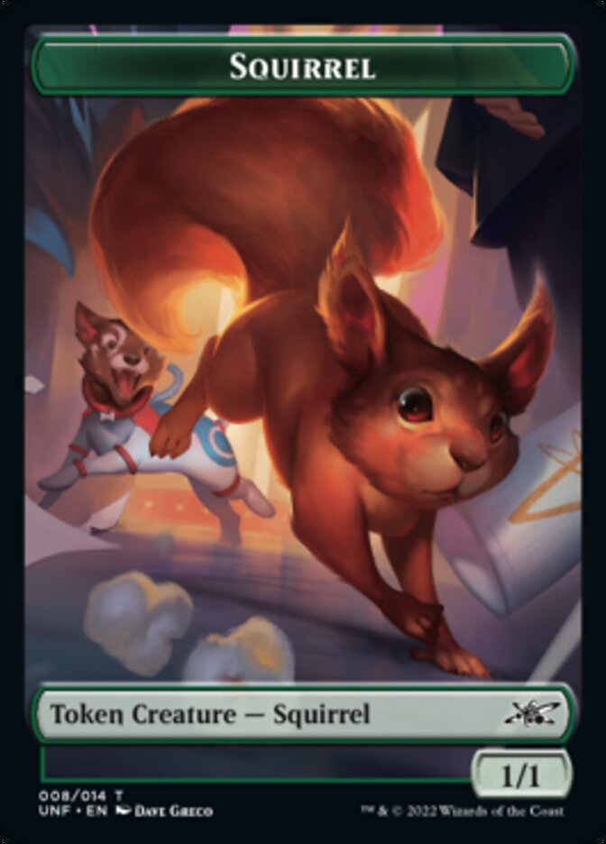 Squirrel Token [Unfinity Tokens] | Deep Dive Games St. Marys