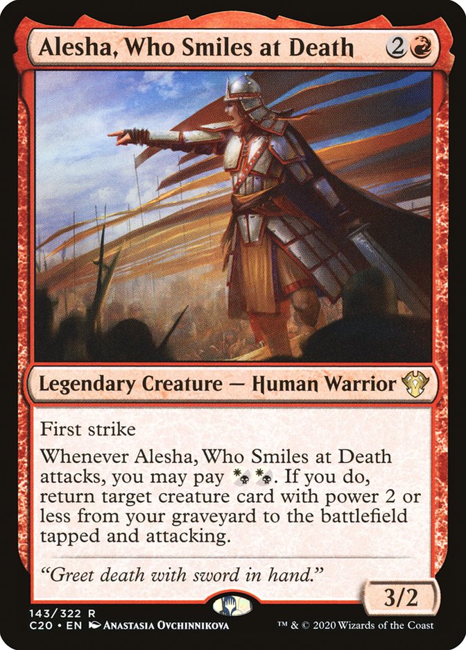 Alesha, Who Smiles at Death [Commander 2020] | Deep Dive Games St. Marys