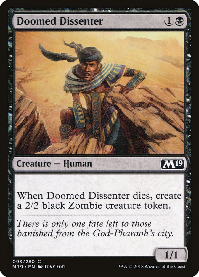 Doomed Dissenter [Core Set 2019] | Deep Dive Games St. Marys