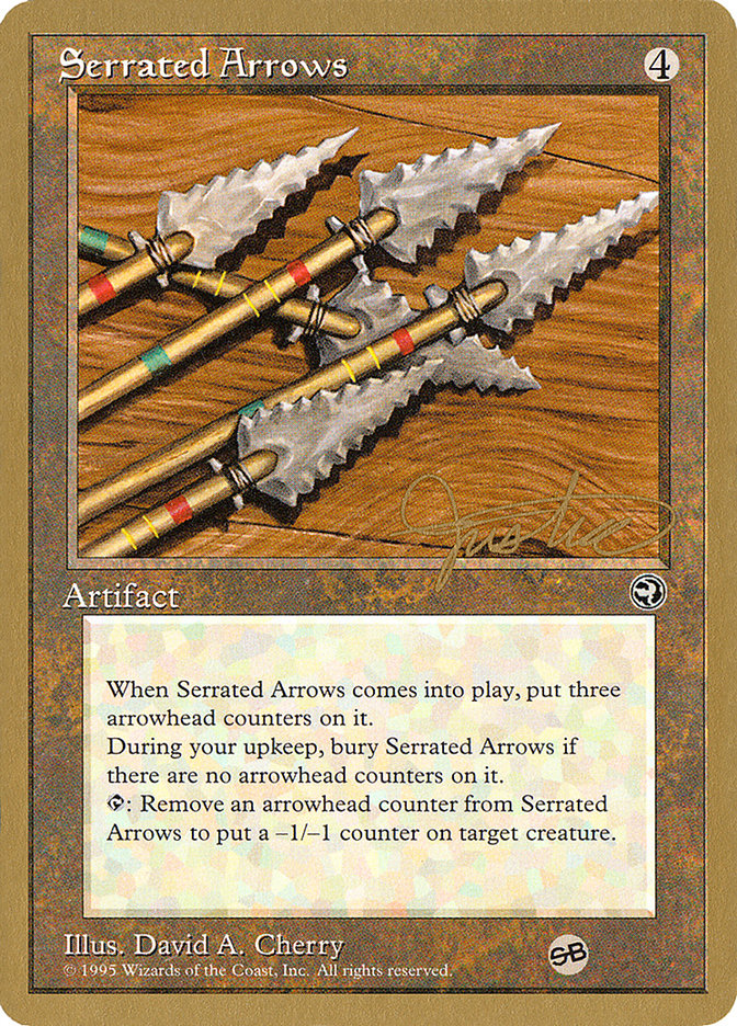 Serrated Arrows (Mark Justice) (SB) [Pro Tour Collector Set] | Deep Dive Games St. Marys