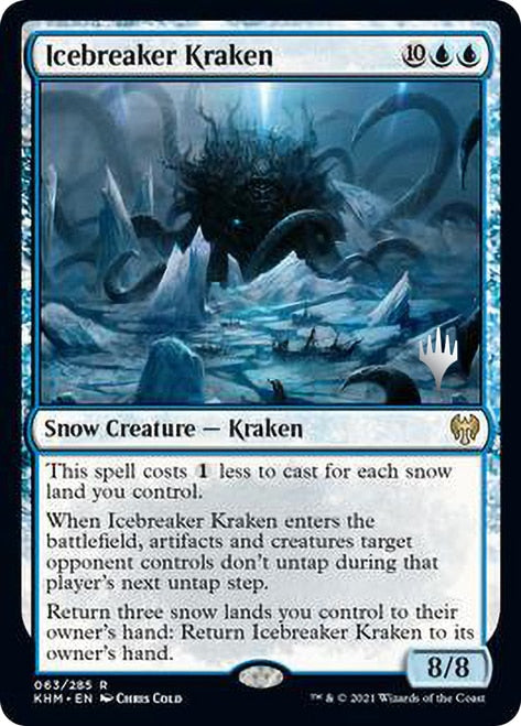 Icebreaker Kraken (Promo Pack) [Kaldheim Promos] | Deep Dive Games St. Marys