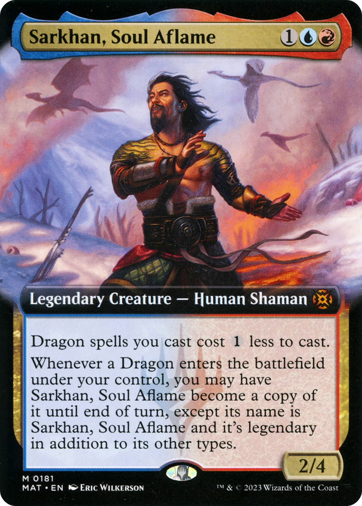 Sarkhan, Soul Aflame (Extended Art) [March of the Machine: The Aftermath] | Deep Dive Games St. Marys