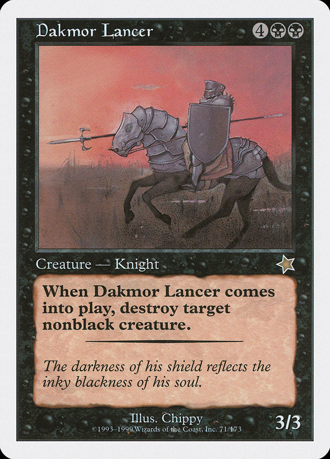 Dakmor Lancer [Starter 1999] | Deep Dive Games St. Marys