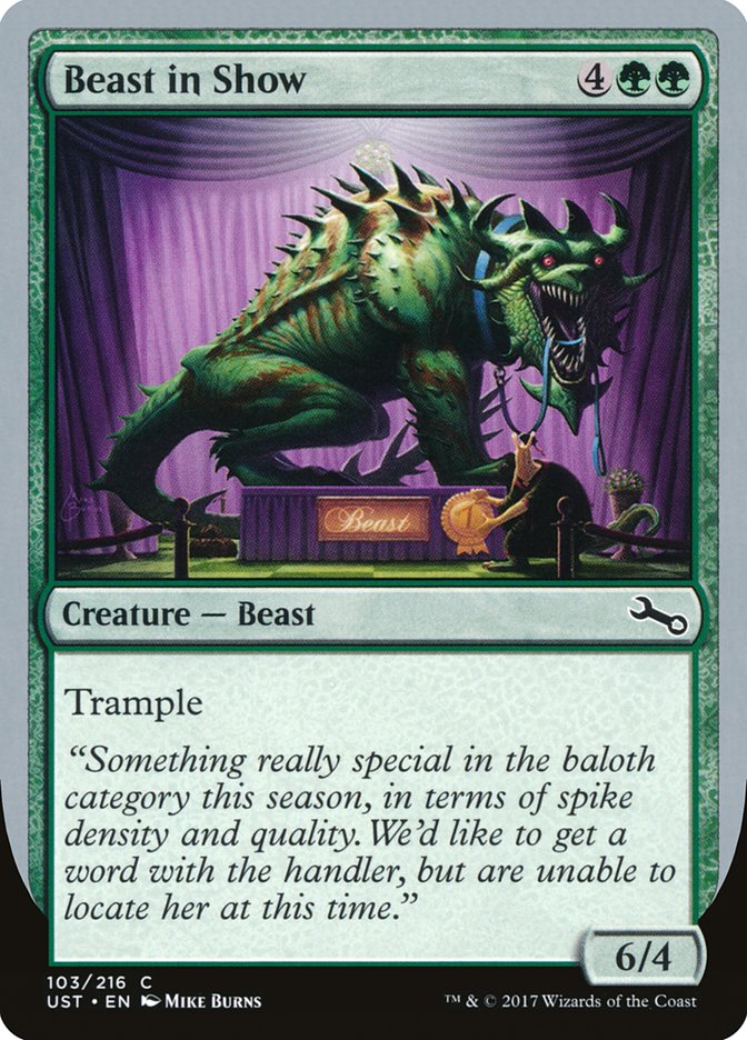 Beast in Show ("Something really special...") [Unstable] | Deep Dive Games St. Marys