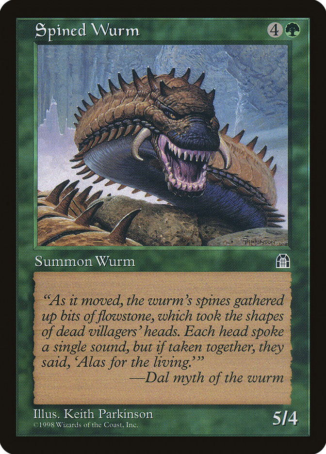 Spined Wurm [Stronghold] | Deep Dive Games St. Marys