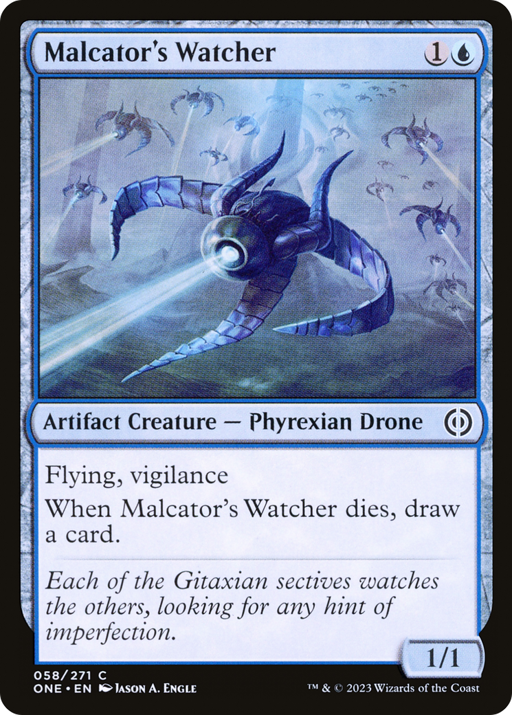 Malcator's Watcher [Phyrexia: All Will Be One] | Deep Dive Games St. Marys