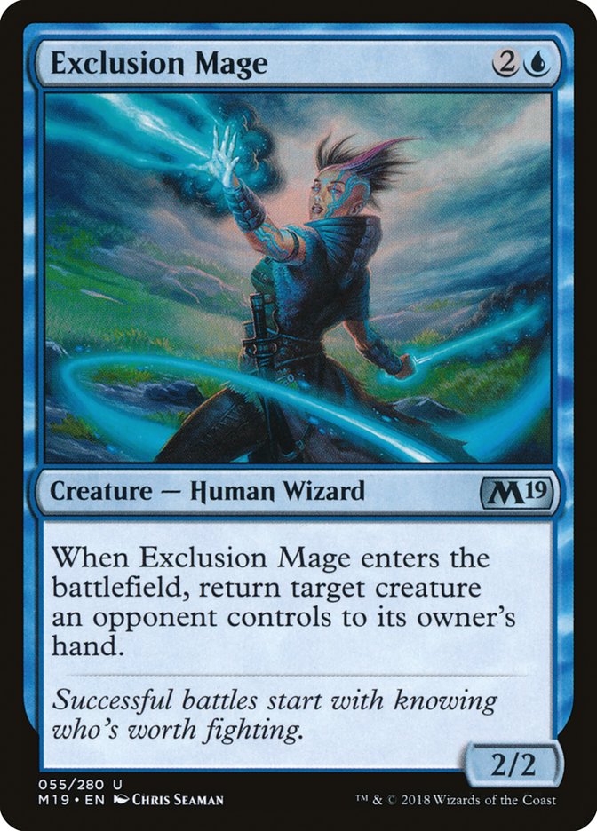 Exclusion Mage [Core Set 2019] | Deep Dive Games St. Marys