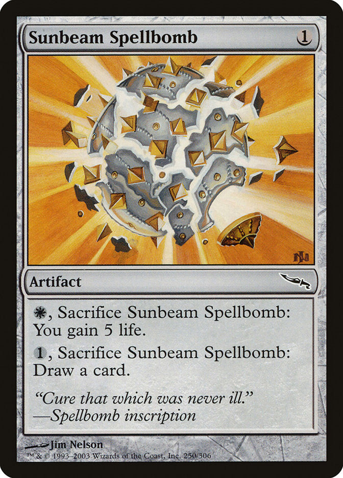 Sunbeam Spellbomb [Mirrodin] | Deep Dive Games St. Marys