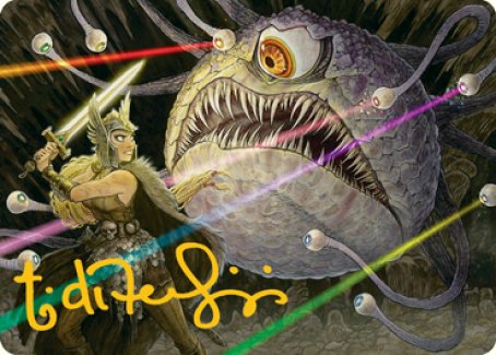 Hive of the Eye Tyrant Art Card (Gold-Stamped Signature) [Dungeons & Dragons: Adventures in the Forgotten Realms Art Series] | Deep Dive Games St. Marys