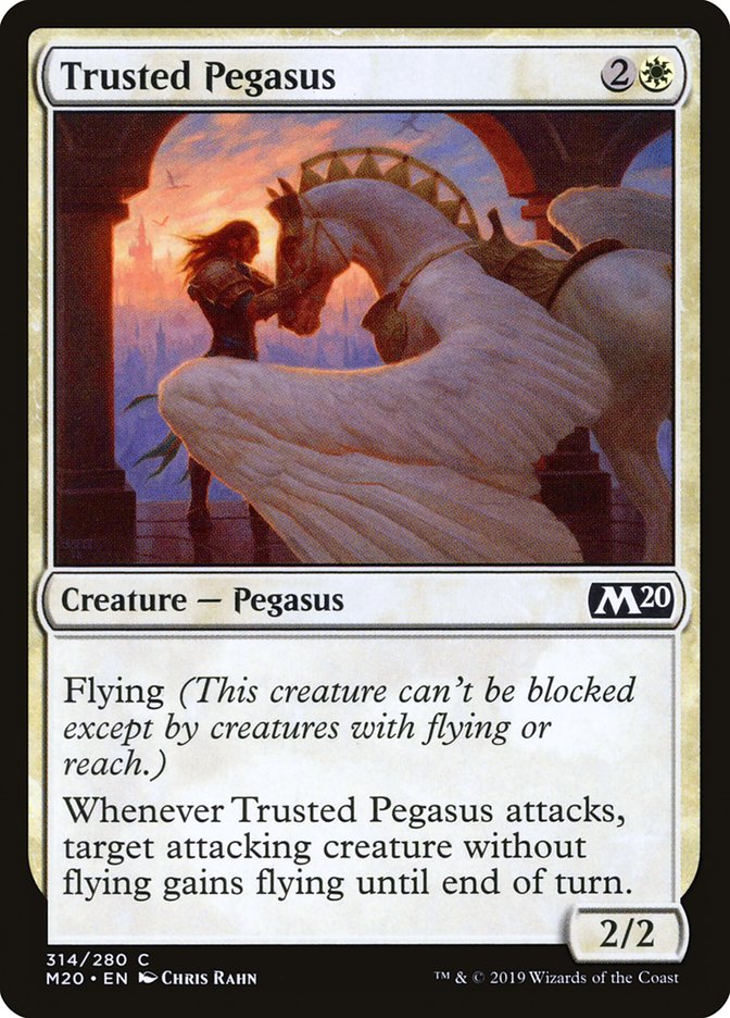 Trusted Pegasus [Core Set 2020] | Deep Dive Games St. Marys