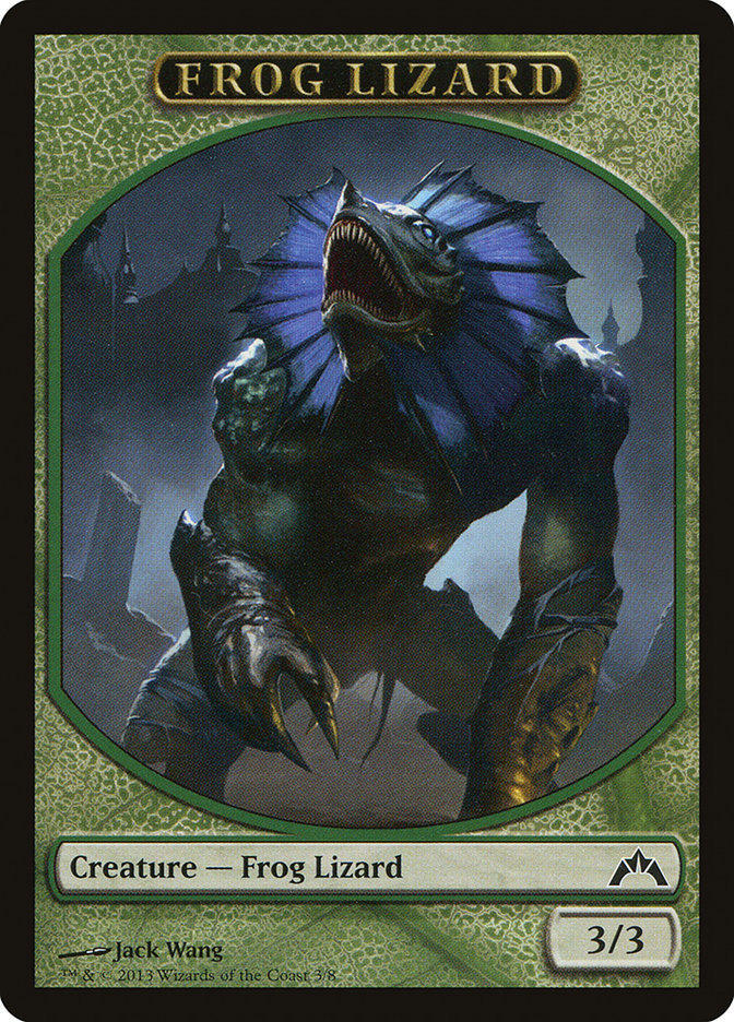 Frog Lizard Token [Gatecrash Tokens] | Deep Dive Games St. Marys