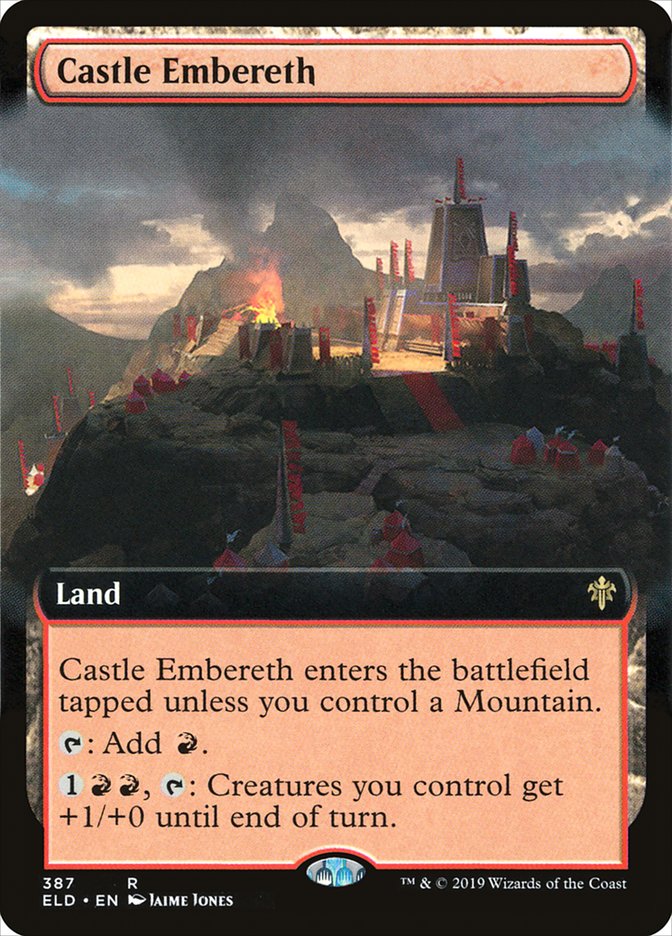 Castle Embereth (Extended Art) [Throne of Eldraine] | Deep Dive Games St. Marys