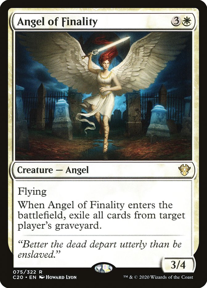 Angel of Finality [Commander 2020] | Deep Dive Games St. Marys