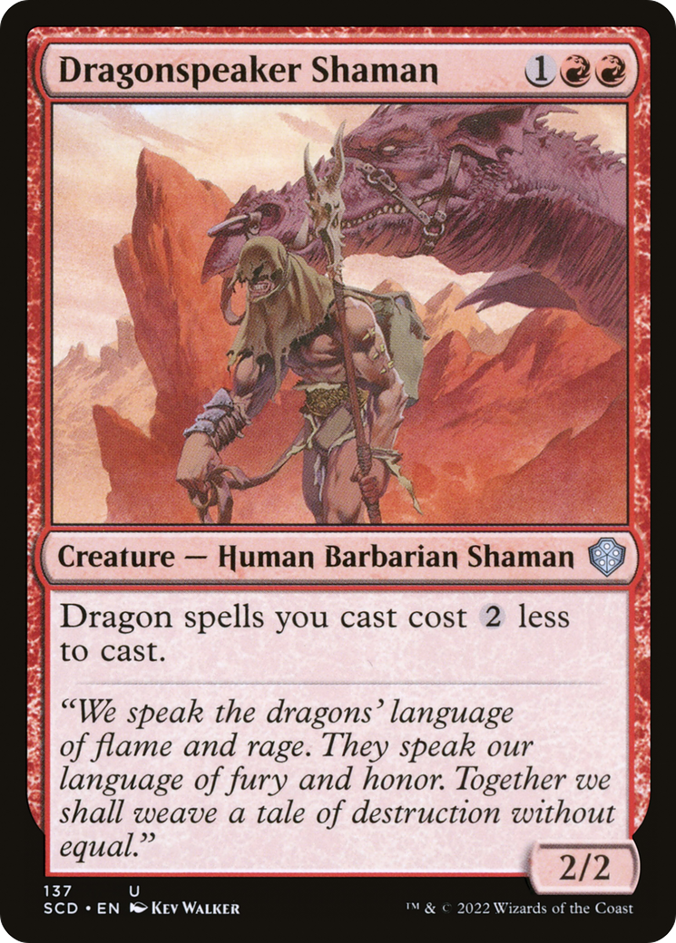 Dragonspeaker Shaman [Starter Commander Decks] | Deep Dive Games St. Marys