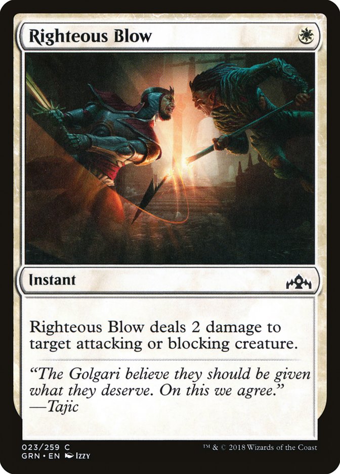 Righteous Blow [Guilds of Ravnica] | Deep Dive Games St. Marys