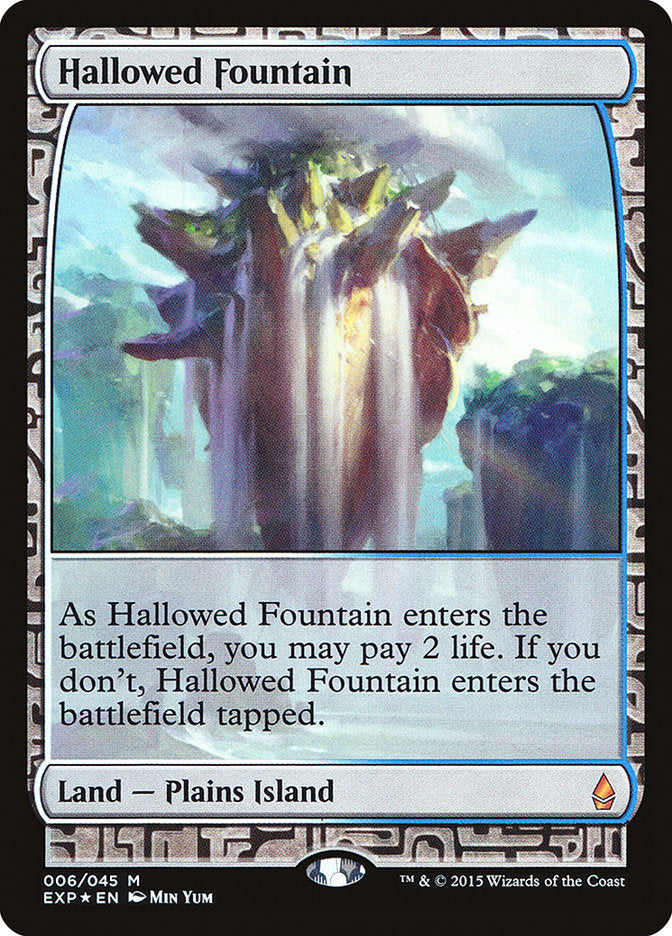 Hallowed Fountain [Zendikar Expeditions] | Deep Dive Games St. Marys