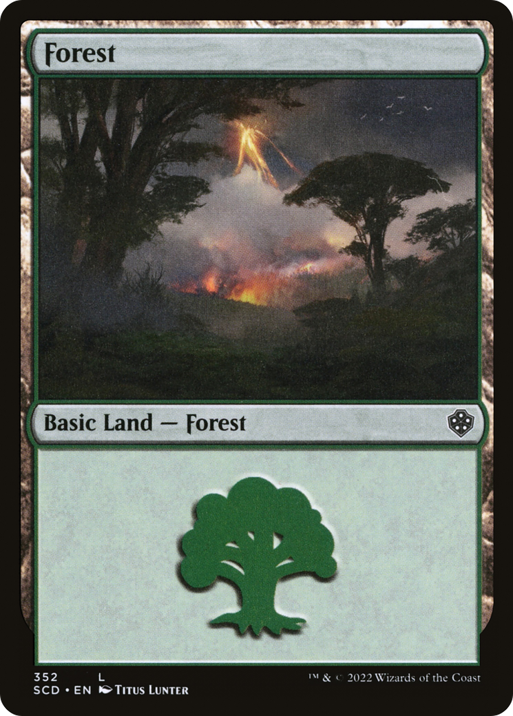 Forest (352) [Starter Commander Decks] | Deep Dive Games St. Marys