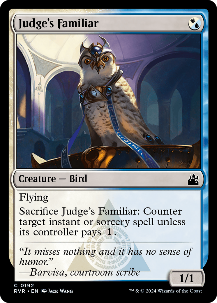 Judge's Familiar [Ravnica Remastered] | Deep Dive Games St. Marys