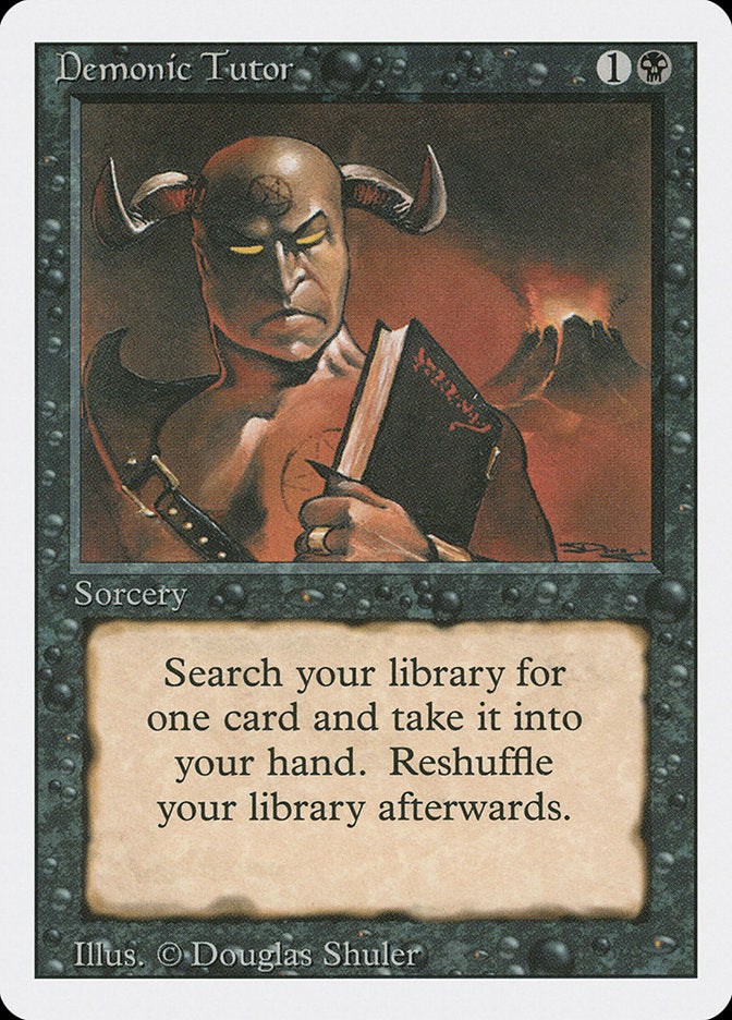 Demonic Tutor [Revised Edition] | Deep Dive Games St. Marys