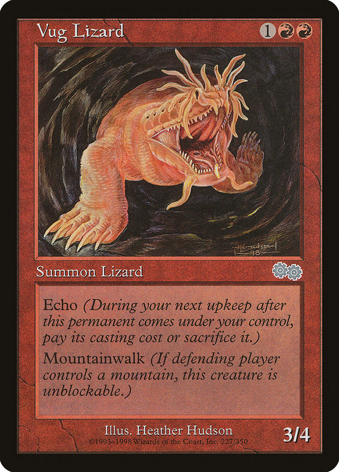 Vug Lizard [Urza's Saga] | Deep Dive Games St. Marys