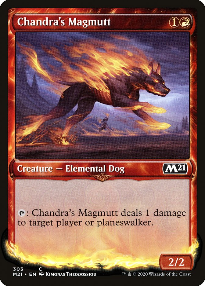 Chandra's Magmutt (Showcase) [Core Set 2021] | Deep Dive Games St. Marys