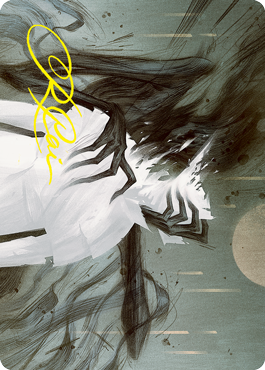 Parasitic Grasp Art Card (Gold-Stamped Signature) [Innistrad: Crimson Vow Art Series] | Deep Dive Games St. Marys