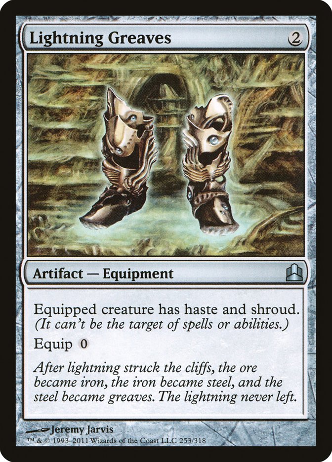 Lightning Greaves [Commander 2011] | Deep Dive Games St. Marys