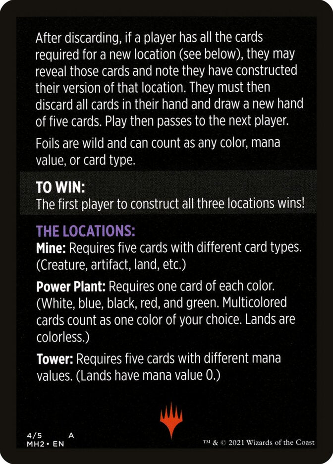 Urza's Blueprints (Magic Minigame) [Modern Horizons 2 Minigame] | Deep Dive Games St. Marys