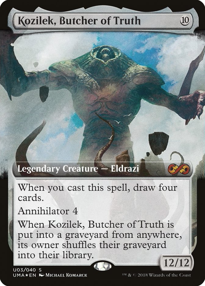 Kozilek, Butcher of Truth (Topper) [Ultimate Masters Box Topper] | Deep Dive Games St. Marys