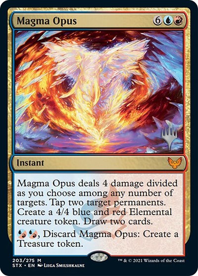 Magma Opus (Promo Pack) [Strixhaven: School of Mages Promos] | Deep Dive Games St. Marys