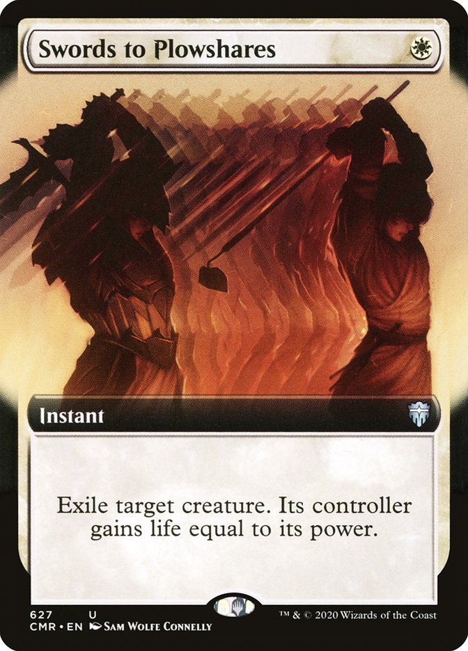 Swords to Plowshares (Extended Art) [Commander Legends] | Deep Dive Games St. Marys