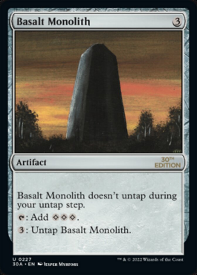 Basalt Monolith [30th Anniversary Edition] | Deep Dive Games St. Marys