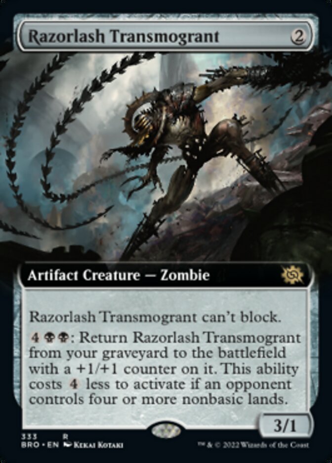 Razorlash Transmogrant (Extended Art) [The Brothers' War] | Deep Dive Games St. Marys