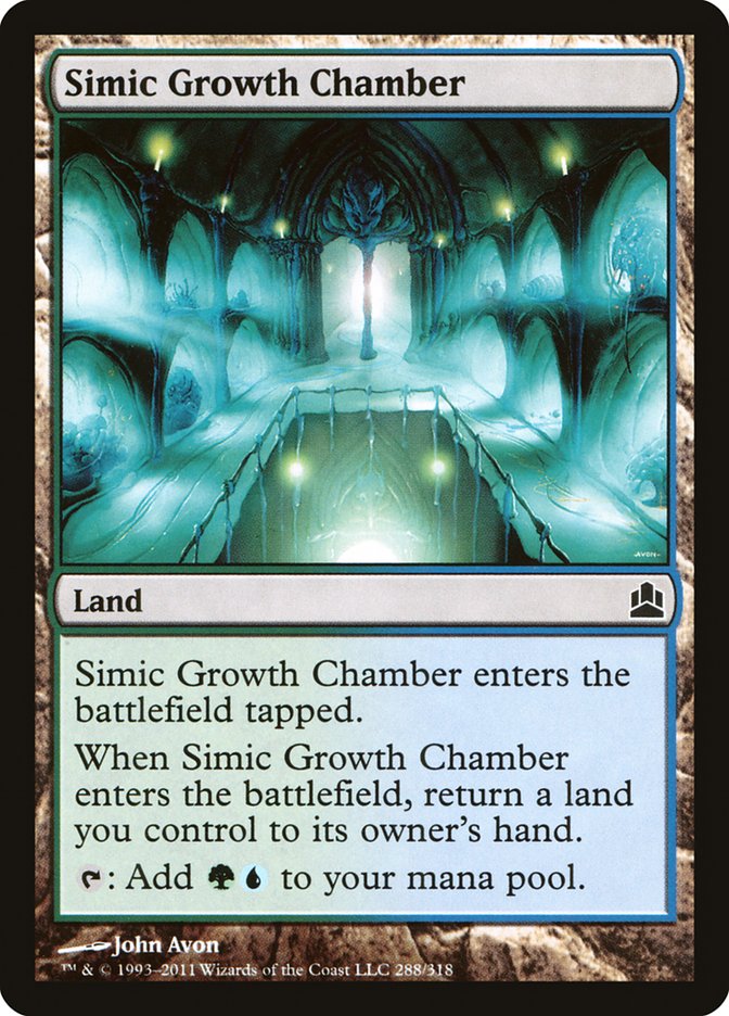 Simic Growth Chamber [Commander 2011] | Deep Dive Games St. Marys
