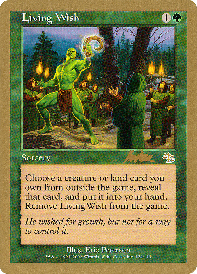 Living Wish (Brian Kibler) [World Championship Decks 2002] | Deep Dive Games St. Marys