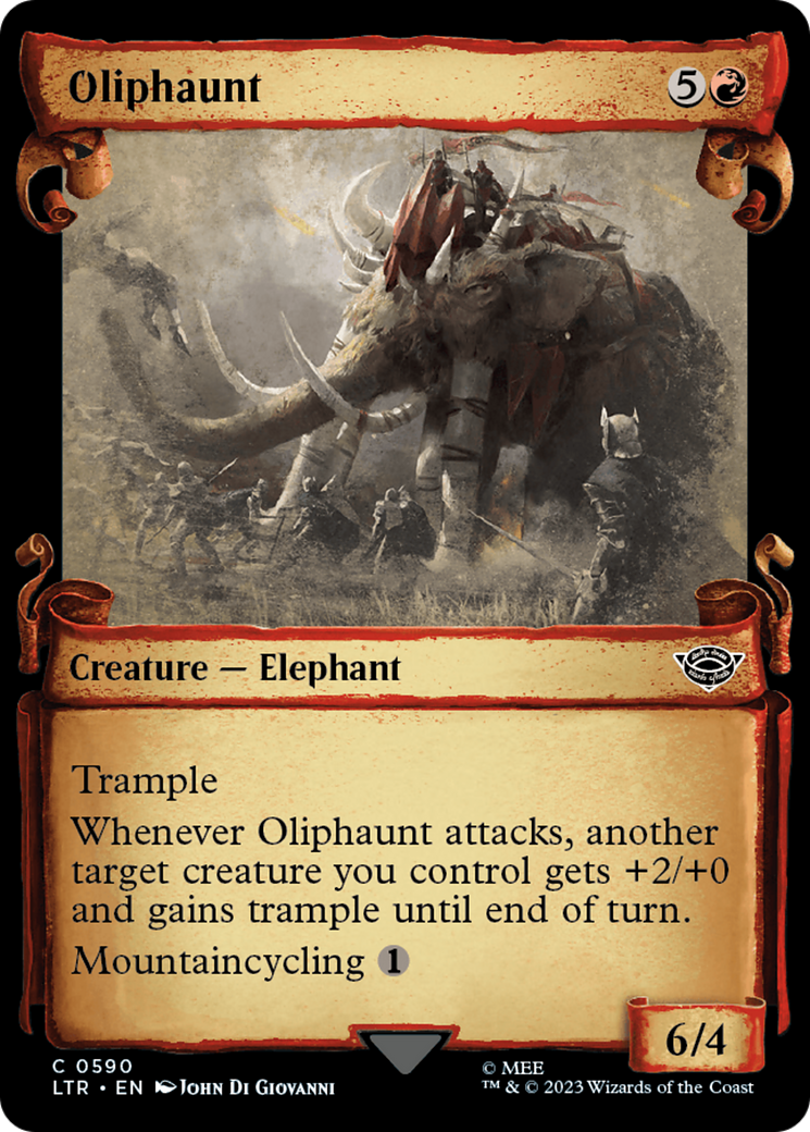 Oliphaunt [The Lord of the Rings: Tales of Middle-Earth Showcase Scrolls] | Deep Dive Games St. Marys