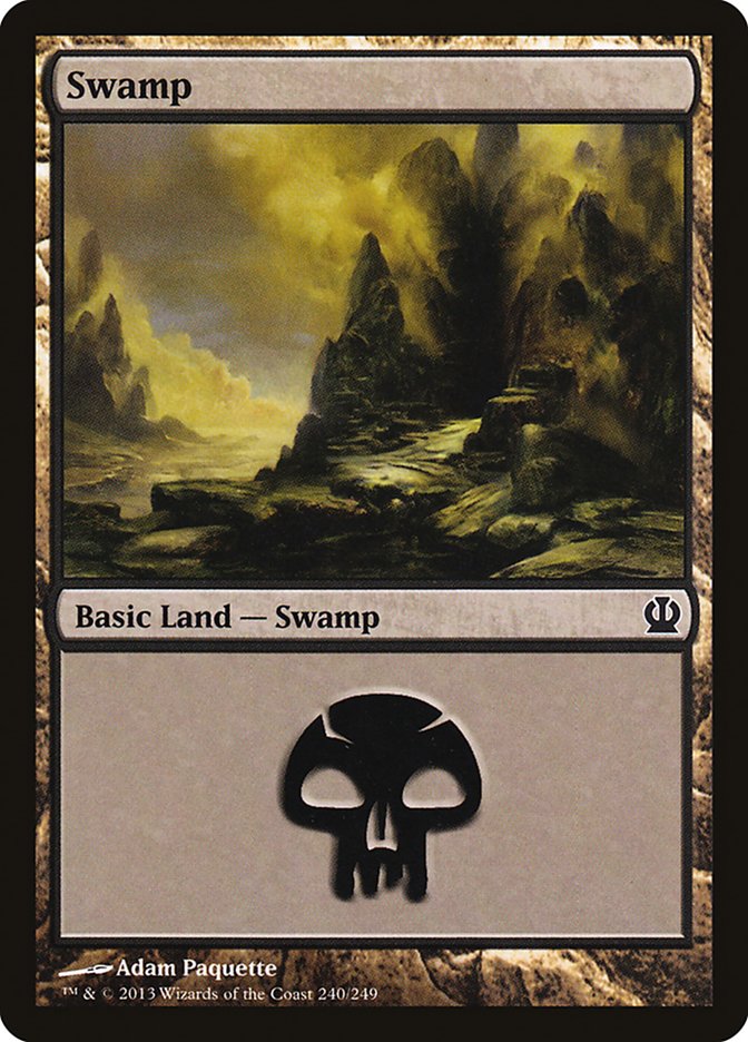 Swamp (240) [Theros] | Deep Dive Games St. Marys