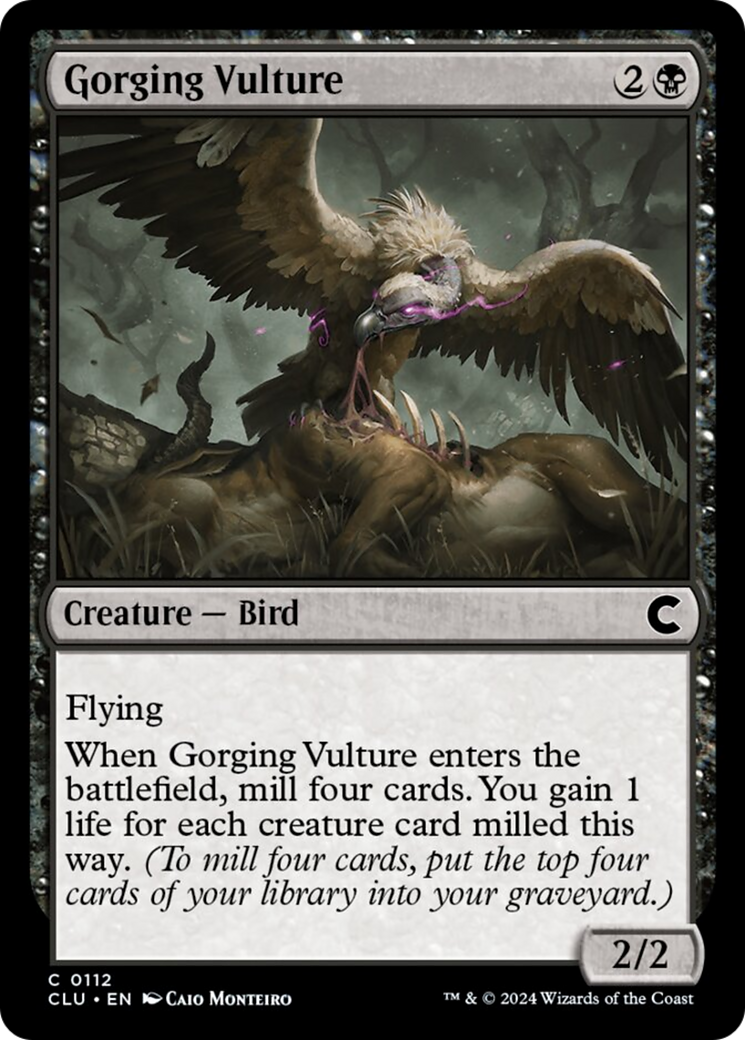 Gorging Vulture [Ravnica: Clue Edition] | Deep Dive Games St. Marys