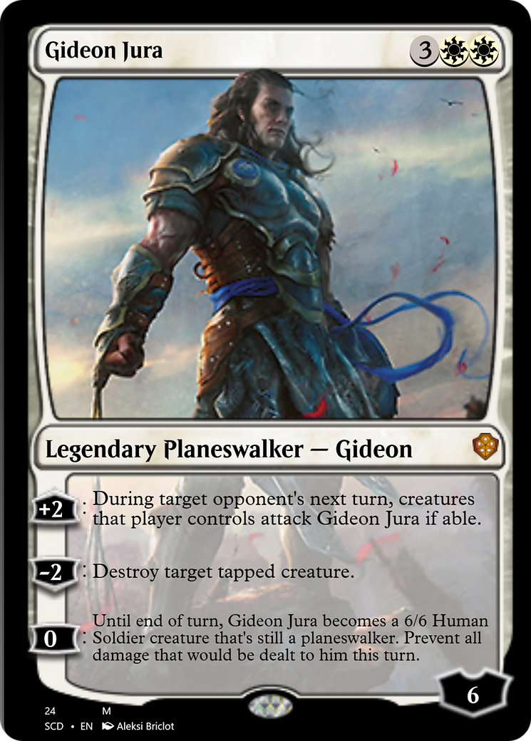 Gideon Jura [Starter Commander Decks] | Deep Dive Games St. Marys