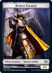 Human Soldier // Tuktuk the Returned Double-Sided Token [Double Masters Tokens] | Deep Dive Games St. Marys