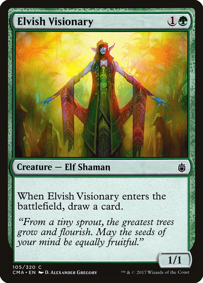 Elvish Visionary [Commander Anthology] | Deep Dive Games St. Marys