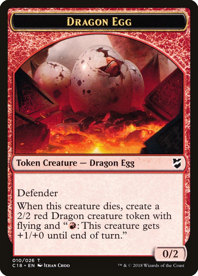 Dragon Egg Token [Commander 2018 Tokens] | Deep Dive Games St. Marys