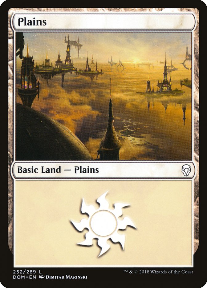 Plains (252) [Dominaria] | Deep Dive Games St. Marys