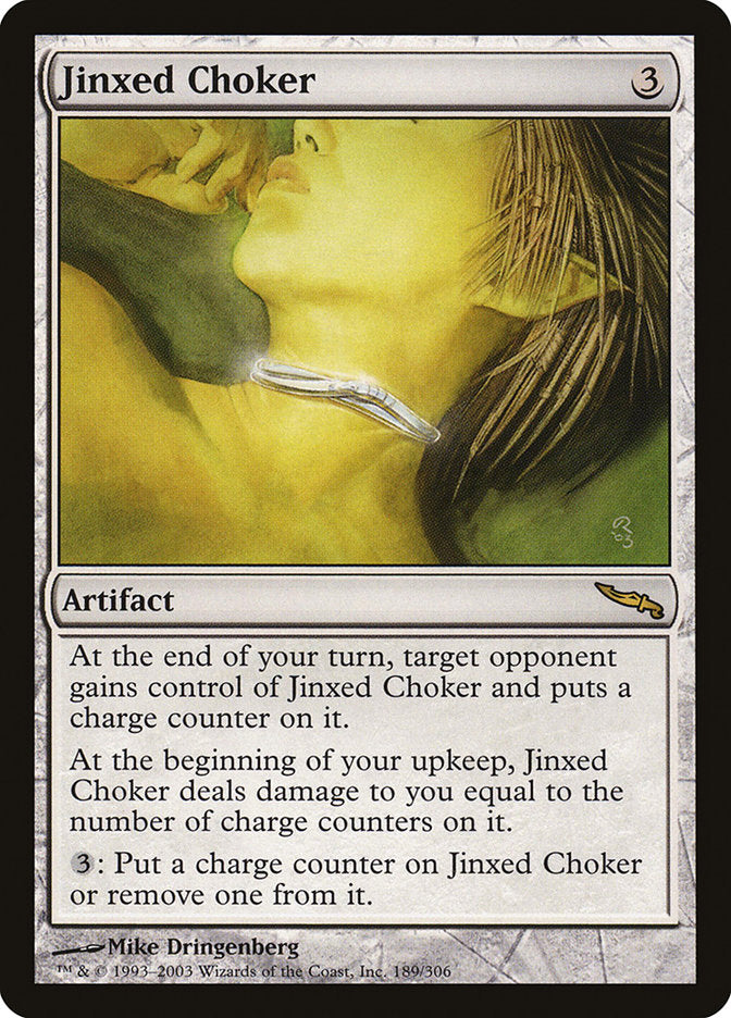 Jinxed Choker [Mirrodin] | Deep Dive Games St. Marys